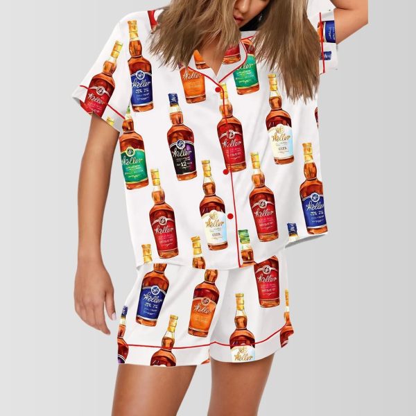 Beer Party Liquor Satin Pajama Set