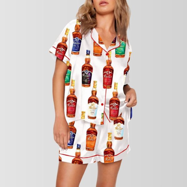 Beer Party Liquor Satin Pajama Set