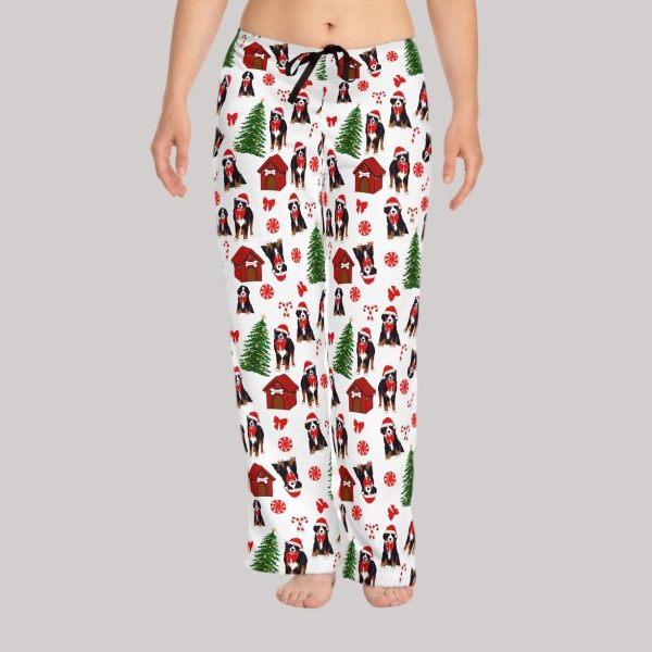 Bernese Mountain Dog Chirstmas Pajama Pants