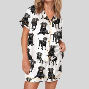 Black Labrador Pajama Set