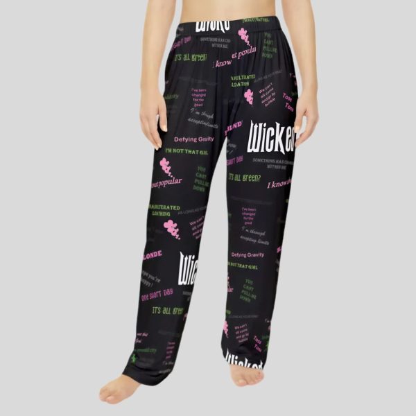 Black Wicked Lounge Wear Pajama Pants