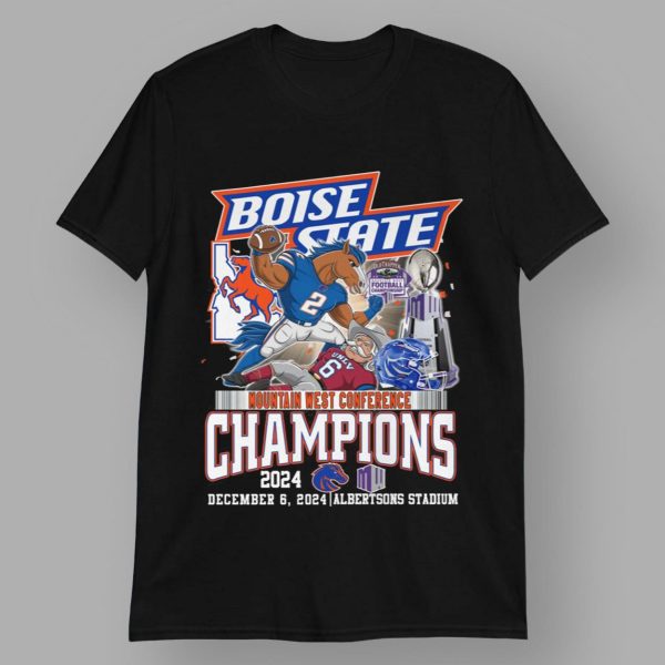 Boise State Moutain West Conference Champions 2024 Shirt