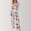 Boston Iconic Symbols Pajama Set