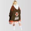 Browns Merry Christmas Unisex Blanket Hoodie