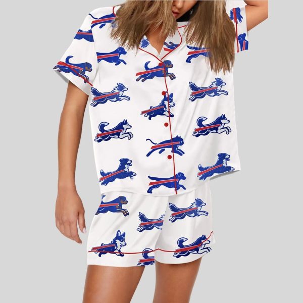 Buffalo Bills Dog Pajama Set