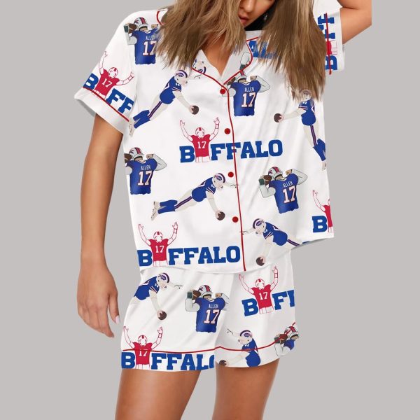 Buffalo Football Allen 17 Pajama Set