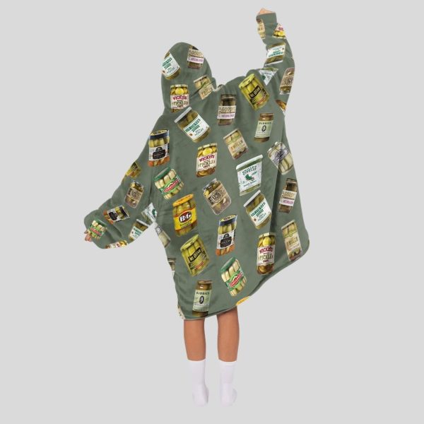 Canned Pickles Blanket Hoodie