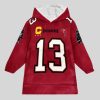 Captain Evans 13 Tampa Bay Football Unisex Blanket Hoodie