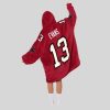 Captain Evans 13 Tampa Bay Football Unisex Blanket Hoodie3