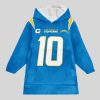 Captain Herbert 10 Los Angeles Football Unisex Blanket Hoodie