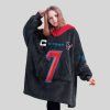 Captain Stroud 7 Houston Football Unisex Blanket Hoodie2