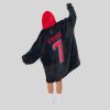 Captain Stroud 7 Houston Football Unisex Blanket Hoodie3