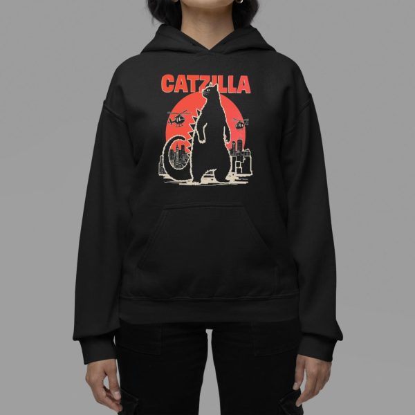 Cat Catzilla T shirt