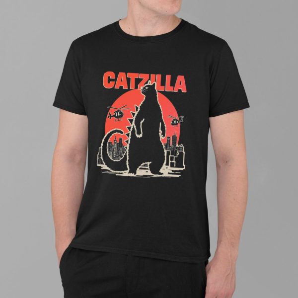 Cat Catzilla T shirt