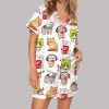 Cat Meme Satin Pajama Set