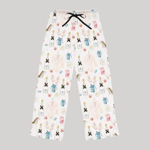 Champagne Glamorous Wedding Pajama Pants