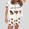 Chicago Dog Hot Dog Art Print Pajama Set