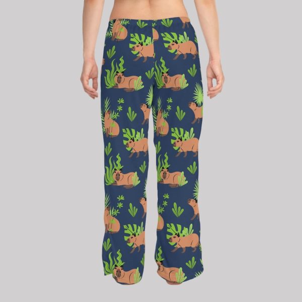 Chilly Capybara Pajama Pants3