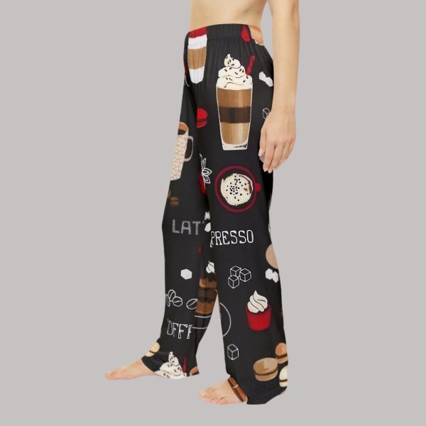 Coffee And Dessert Themed Pajama Pants