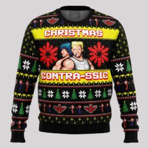 Contrassic Pop Culture Ugly Christmas Sweater (1)