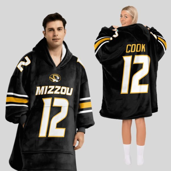 Cook 12 Missouri Football Unisex Blanket