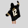 Cook 12 Missouri Football Unisex Blanket Hoodie3