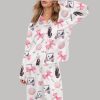 Coquette Bow Golf Satin Pajama Set