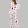 Coquette Bow Golf Satin Pajama Set 2