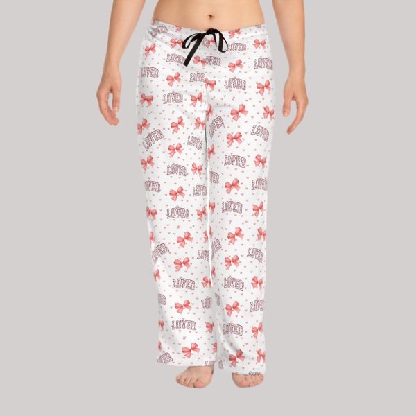 Coquette Bow Loved Heart Pajama Pants