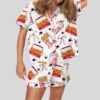 Coquette Chicken Nuggets Satin Pajama Set (4)