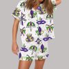 Coquette Mardi Gras Bow Pajama Set