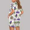 Coquette Mardi Gras Bow Pajama Set