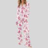 Cowboy Boot And Hat Satin Pajama Set