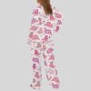 Cowboy Boot And Hat Satin Pajama Set