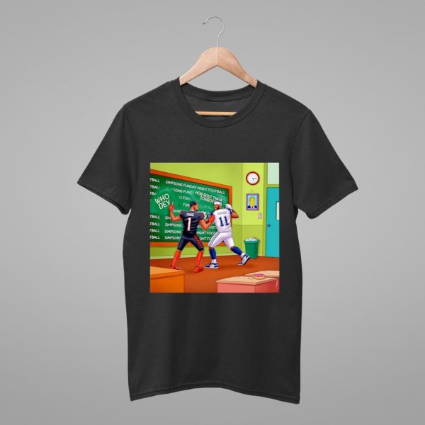 Cowboys Vs Bengals Chase Vs Parsons The Simpsons Shirt