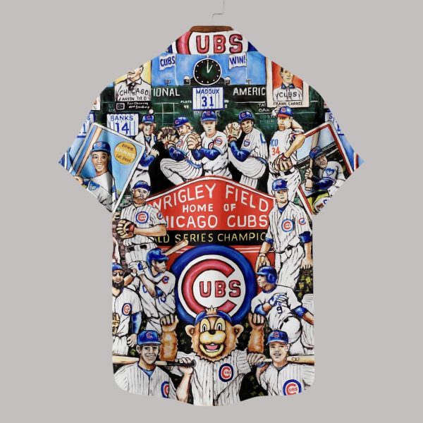 Cubs All Star Baseball Hawaiian Shirt