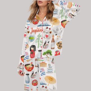 Cultural Voyage Japan Satin Pajama Set