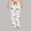 Cute Cat Doodle Pajama Pants