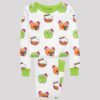 Cute Food Beans Christmas Art Print Pajama Set