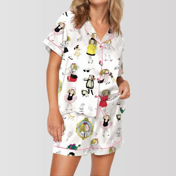 Cute Girl Satin Pajama Set