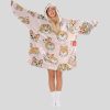 Cute Kawaii Corgi Blanket Hoodie