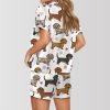 Dachshund Delight Satin Pajama Set