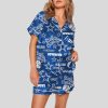 Dallas All Over Star and Logo Print Pajama Set