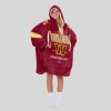 Daniels 5 Washington Football Unisex Blanket Hoodie2