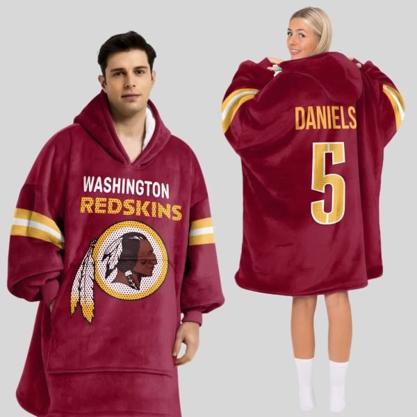 Daniels 5 Washington Redskins Football Unisex Blanket Hoodie