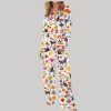 Day Of The Dead Satin Pajama Set1