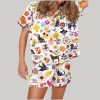 Day Of The Dead Satin Pajama Set3