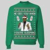 Diddy He Sees You When You're Sleeping Ugly Christmas Sweatshirt2