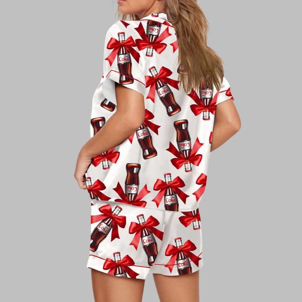 Diet Coke Coquette Bow Pajama Set