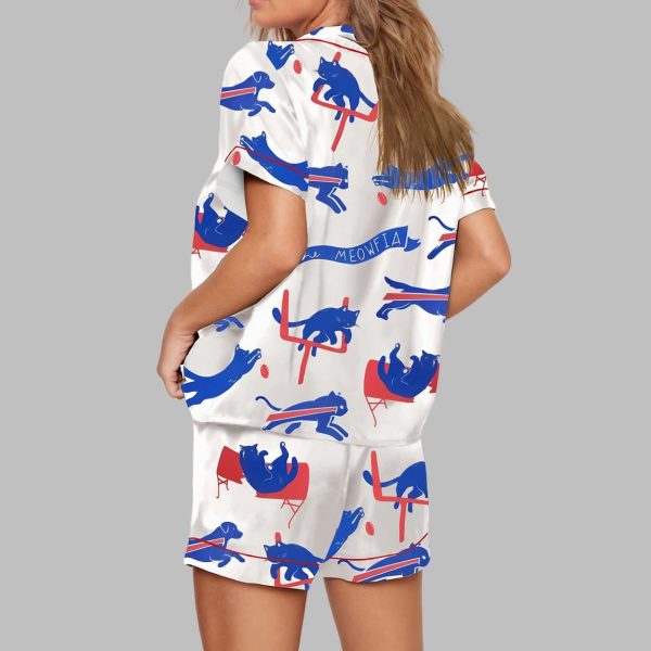 Dog Cat Buffalo Football Pajama Set